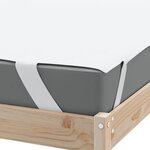 vidaXL Protège-matelas blanc 140x190 cm imperméable