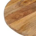 vidaXL Dessus de table 110x50x2 5 cm ovale bois massif de manguier