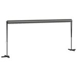 vidaXL Auvent autoportant 6 x 3 m Polyester Gris