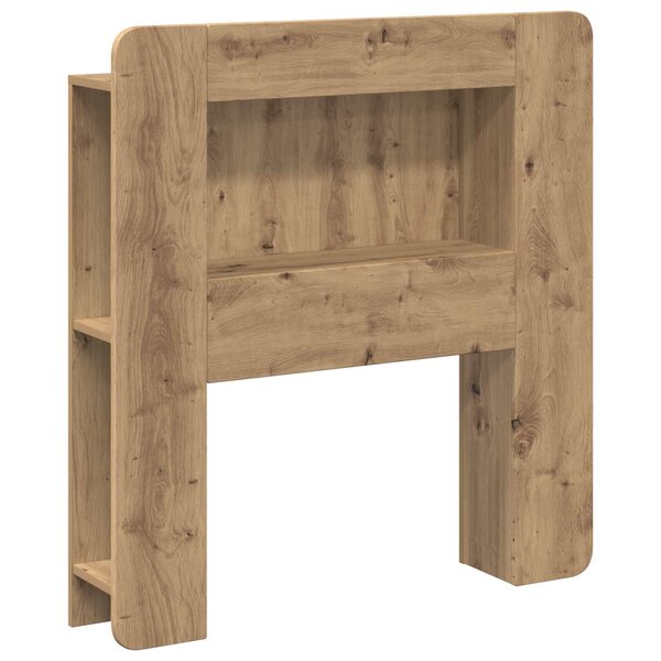 vidaXL Cabinet de Tête de Lit Chêne artisanal 80 cm Bois d’ingénierie