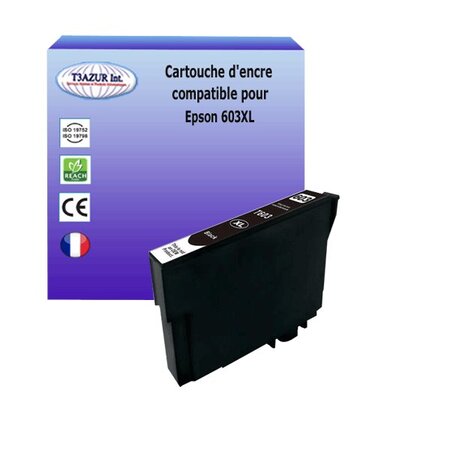 Cartouche compatible avec  epson 603 xl noire pour epson xp-3100 xp-3105 xp-3150 xp-3155  xp-4100 xp-4105 xp-4150 xp-4155