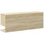 vidaXL Armoire murale 80x20x30 cm chêne sonoma bois d'ingénierie