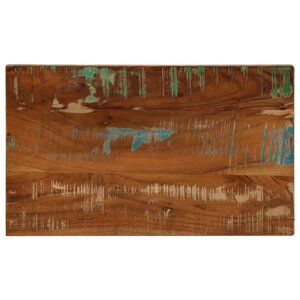 vidaXL Dessus de table 60x20x3 8 cm rectangulaire bois massif récupéré