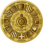 Monnaie SIR PERCEVAL Gilded Camelot 1 Oz Argent 2$ Niue 2026 (PRÉCOMMANDE)