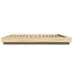 vidaXL Cadre de lit avec lumières LED sans matelas 180x200 cm