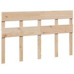 vidaXL Cadre de lit sans matelas 140x190 cm bois de pin massif