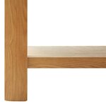 vidaXL Table basse 90x45x40 cm Bois de chêne massif