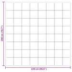 vidaXL Couette d'été 200 x 220 cm Été Microfibre (100  polyester)