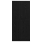 vidaXL Bibliothèque Chêne noir 82.5 x 30.5 x 185 cm Bois d'ingénierie