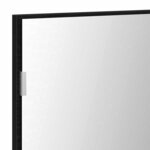 vidaXL Miroir de salle de bain avec miroir Chêne noir 80 x 8 5 x 37 cm