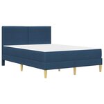vidaXL Cadre de lit Bleu 120 x 200 cm Polyester