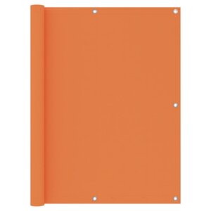 vidaXL Écran de balcon Orange 120x600 cm Tissu Oxford