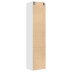 vidaXL Armoire de rangement mince blanc 50x42 5x225 cm