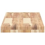 vidaXL Étagères flottantes 2 Pièces 100x30x4 cm acacia massif non traité