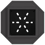 vidaXL Foyer sans fumée Noir 38 x 38 x 51 cm Acier