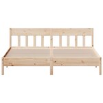 vidaXL Cadre de lit sans matelas 180x200 cm bois massif de pin