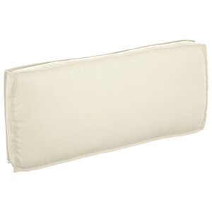vidaXL Coussin pour assise / dossier de palette Crème 120 x 50 x 12 cm