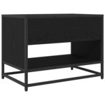 vidaXL Meuble TV Chêne noir 61 x 40 x 46 cm Bois d'ingénierie