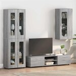 vidaXL Cabinet en Bois Gris Sonoma 50 x 29 x 100 cm Bois d'ingénierie