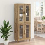 vidaXL Haut Armoire Chêne artisanal 69 5 x 34 x 180 cm