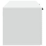 vidaXL Meuble TV mural Blanc 59 5 x 31 x 30 cm Bois d'ingénierie