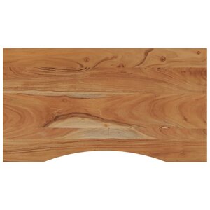 vidaXL Dessus de bureau 100x50x2 5 cm rectangulaire bois massif acacia