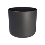 Pot de fleurs rond B.FOR Soft Ø 29 5 x hauteur 27 6 cm - Anthracite