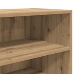 vidaXL Buffet chêne artisanal 103 5x35x70 cm bois d'ingénierie