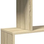 vidaXL Étagère séparatrice de pièce 5 niveaux chêne sonoma 70x24x161cm
