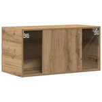 vidaXL Armoire murale chêne artisanal 80x39x40 cm bois d'ingénierie