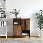 vidaXL Buffet Bois ancien 60 x 35 x 70 cm Bois d'ingénierie