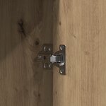 vidaXL Table de Toilette Marron 102 x 33 x 135 cm Bois d'ingénierie