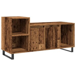 vidaXL Meuble TV vieux bois 100x35x55 cm bois d'ingénierie