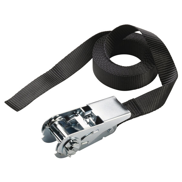 Sangle à Cliquet Certifiée  Noir  2 5m x 25mm Sangle