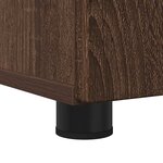 vidaXL Cabinet de salle de bain Chêne marron 30 x 35 x 80 cm