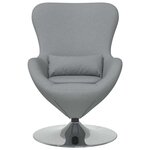 vidaXL Fauteuils  Relax et Fauteuils-Lits Gris clair