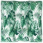 vidaXL Coussin de palette motif de feuilles 80x80x12 cm tissu