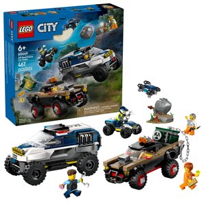 Lego 60449 - City La course-poursuite de la voiture de police tout-terrain