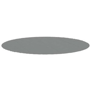 vidaXL Bâche de piscine gris clair Ø458 cm géotextile polyester
