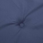 vidaXL Coussins de palette lot de 2 bleu marine 40x40x4 cm