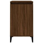 vidaXL Table de chevet chêne marron 40x35x70 cm bois d'ingénierie