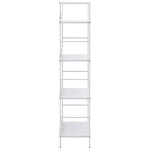 vidaXL Bibliothèque à 4 niveaux blanc 60x27 6x124 5 cm bois ingénierie