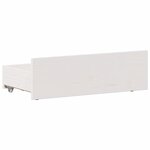 vidaXL Cadre de lit sans matelas avec tête de lit 90x200cm bois de pin