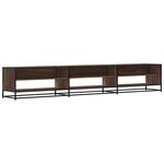 vidaXL Meuble TV chêne marron 270x40x46 cm bois d'ingénierie