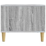 vidaXL Table basse Sonoma gris 90 x 50 x 40 cm Bois d'ingénierie