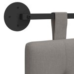vidaXL Tête de lit suspendue Tissu