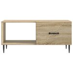 vidaXL Table basse Chêne Sonoma 90 x 50 x 40 cm Bois d'ingénierie