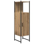 vidaXL Ensemble de meubles de salle de bain 4 pièces en chêne artisan  bois d'ingénierie