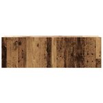 vidaXL Ensemble de meuble TV mural 6 Pièces vieux bois bois d'ingénierie