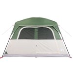 vidaXL Tente de cabine familiale 6 personnes vert imperméable